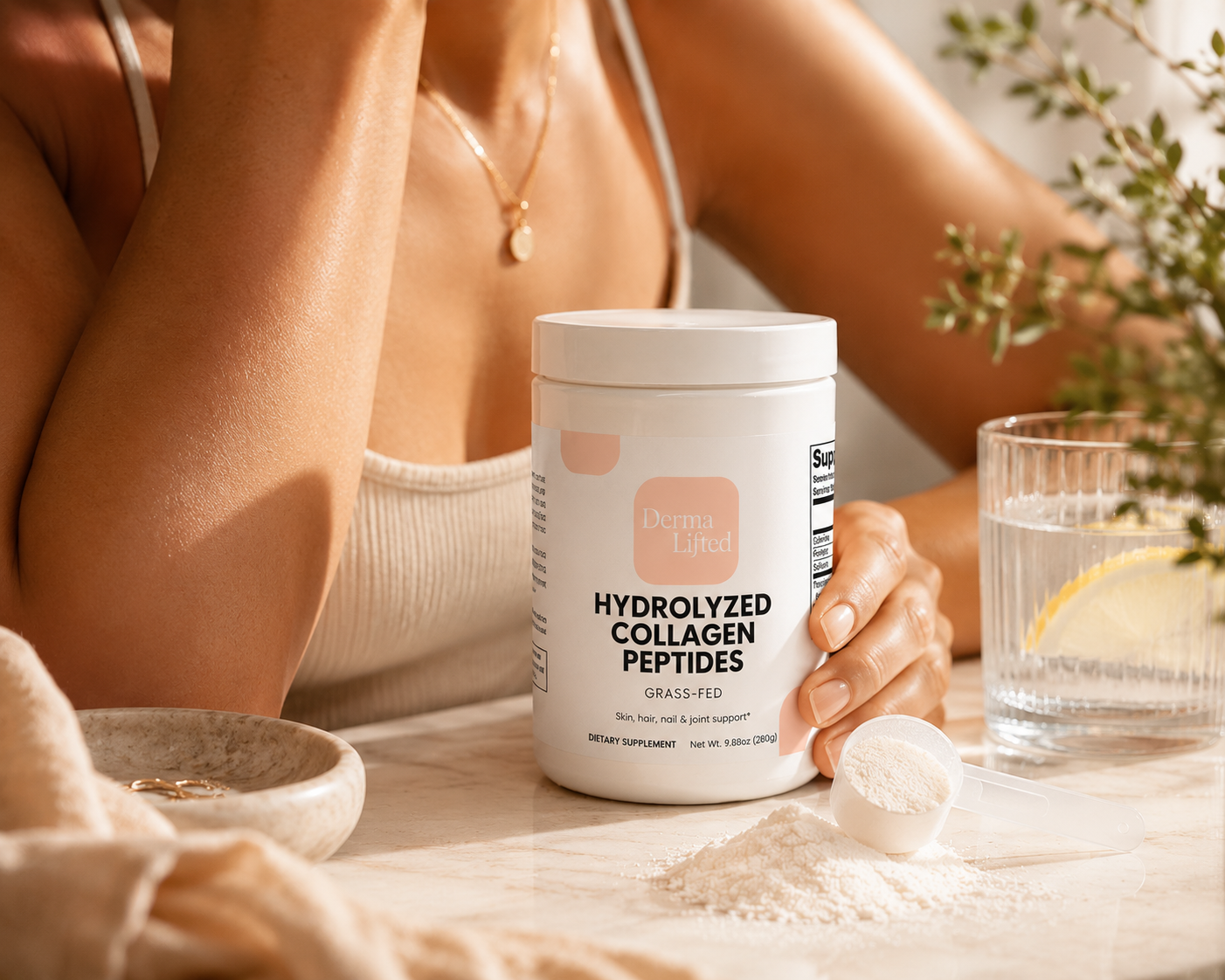 DermaLifted collagen peptides — daily ritual for women 40+